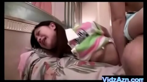 He Cums on Her Cute Asian Face 