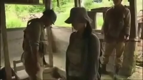 She was brutally raped by soldiers.